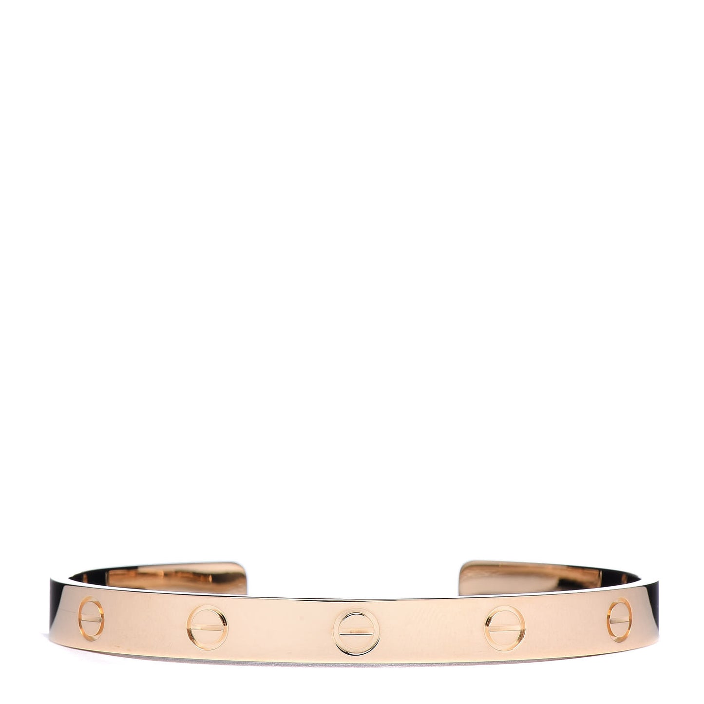 18K Yellow Gold LOVE Cuff Bracelet 18