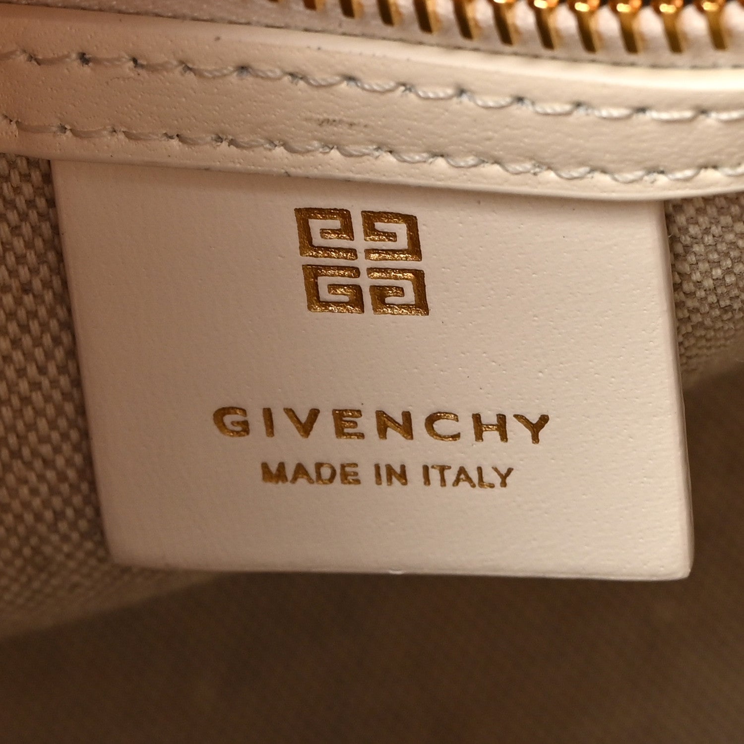 Givenchy Shiny Lord Calfskin Mini Antigona Ivory 6 of 10