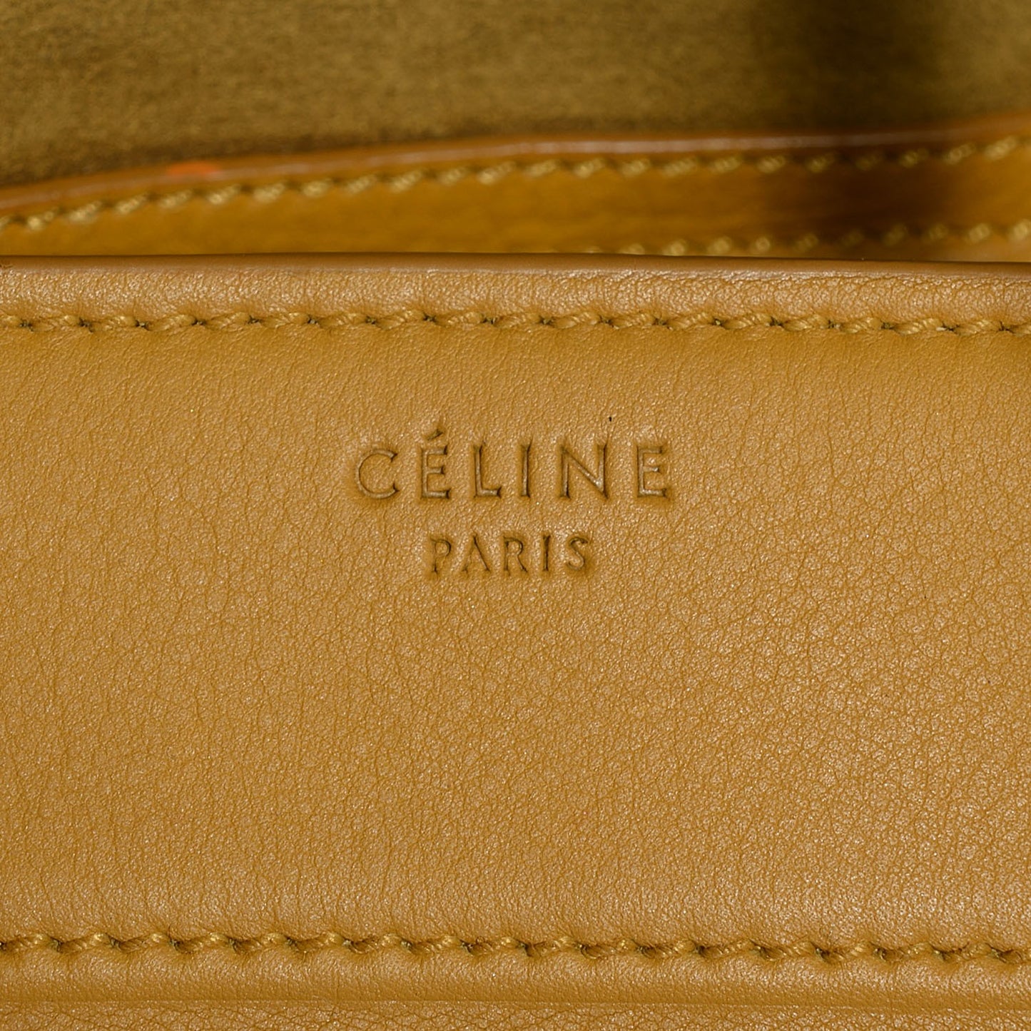 Supple Calfskin Medium Phantom Luggage Curry