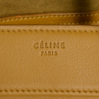 Celine Supple Calfskin Medium Phantom Luggage Curry 6 of 9