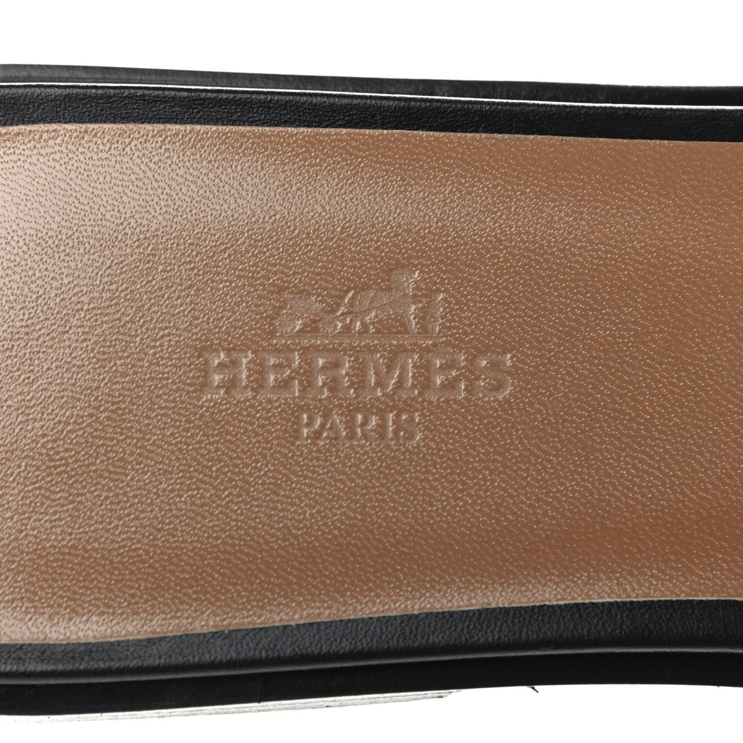 Box Calfskin Oran Sandals 39 Black