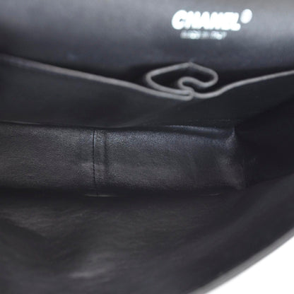 Chanel Lambskin Quilted Jumbo Flap Black BHW 11P 7 of 10