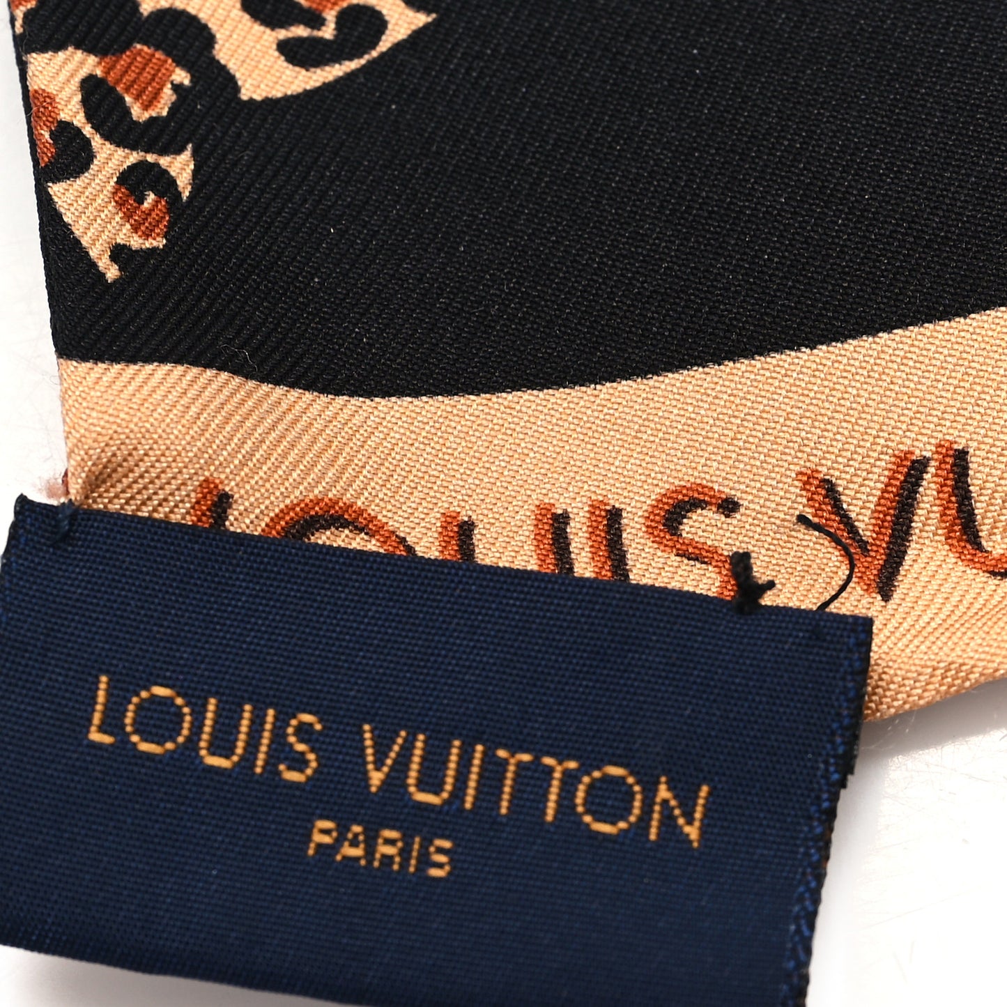 Silk Monogram Wild At Heart Bandeau Black