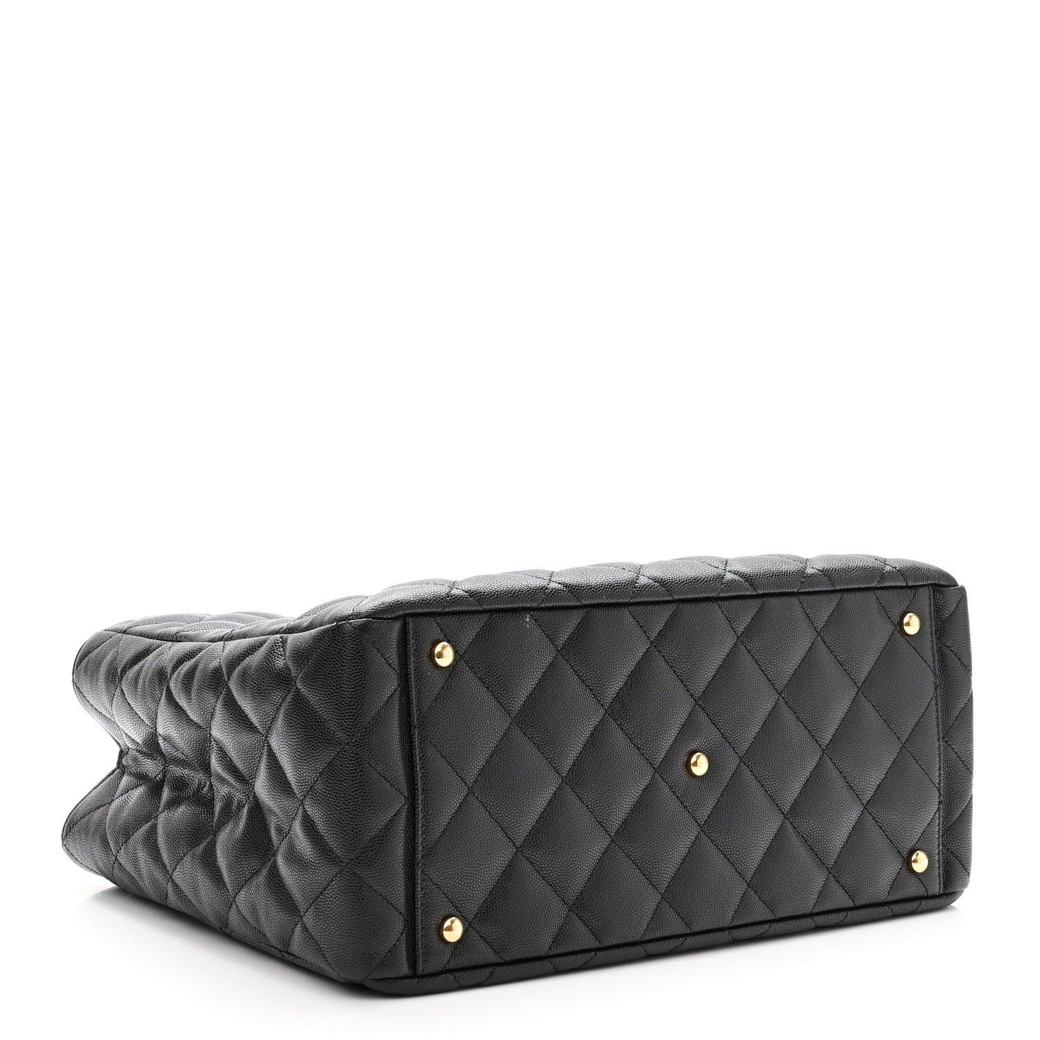 Chanel Caviar Quilted Small Shopping Tote Black 4 of 11