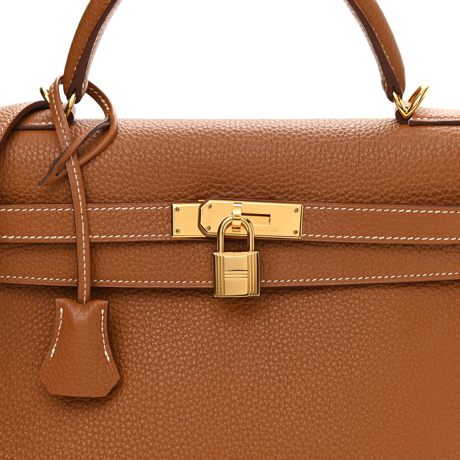 Hermes Togo Kelly Retourne 32 Gold 8 of 16