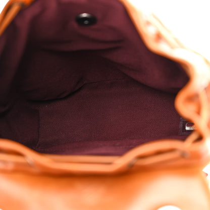 Chanel Glazed Calfskin Quilted Small Salzburg Mountain Backpack Brown 5 of 13