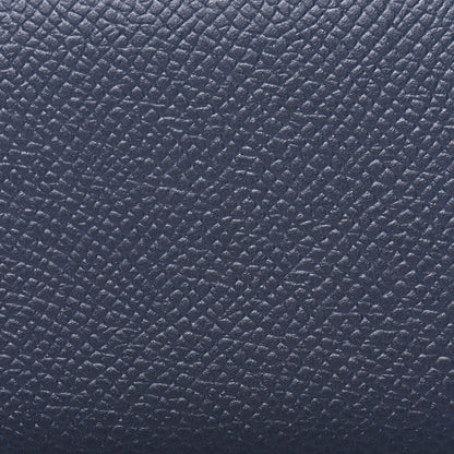 Hermes Epsom Verso Calvi Card Case Bleu Indigo Vert Amande 6 of 9