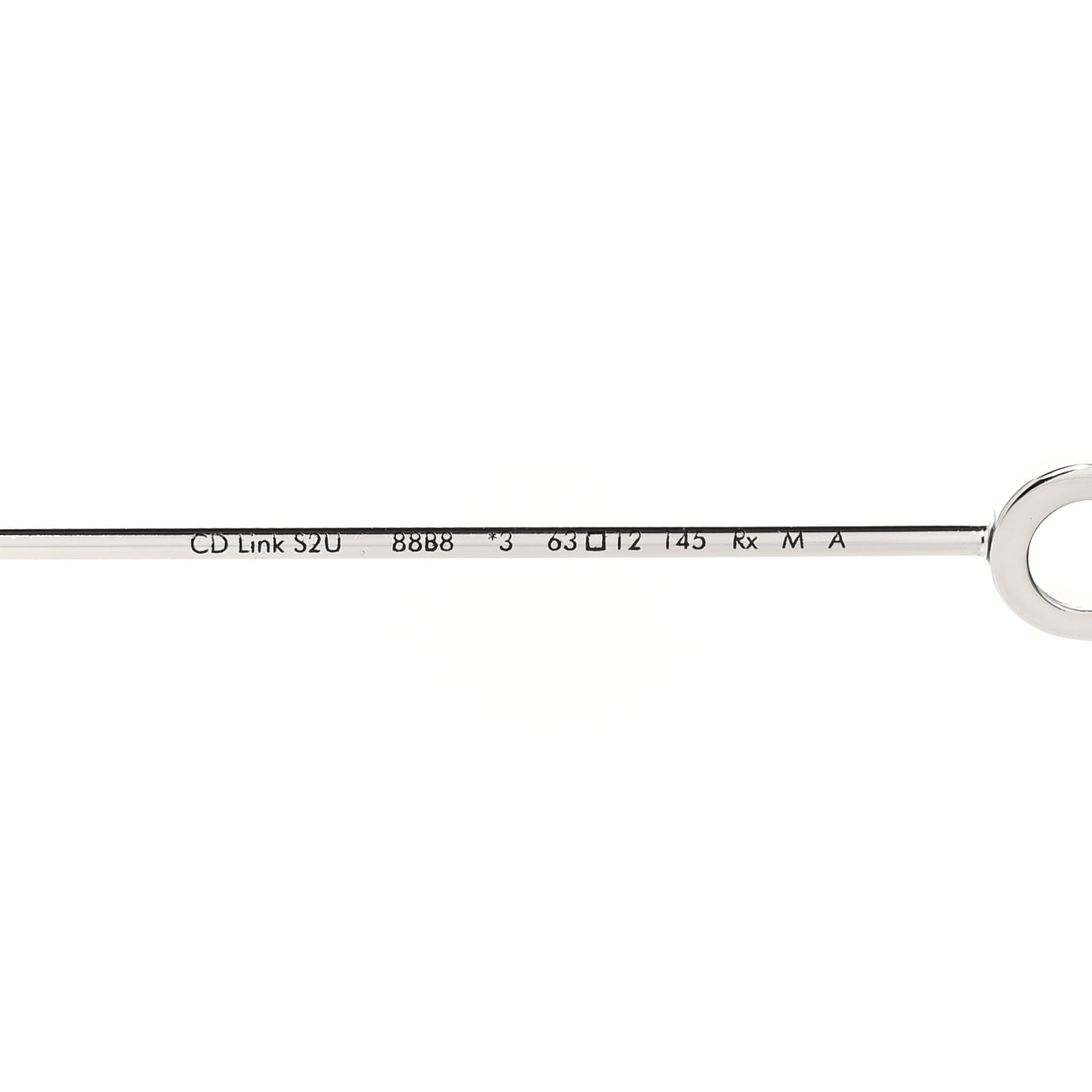 Acetate Oblique CD Rectangular Sunglasses