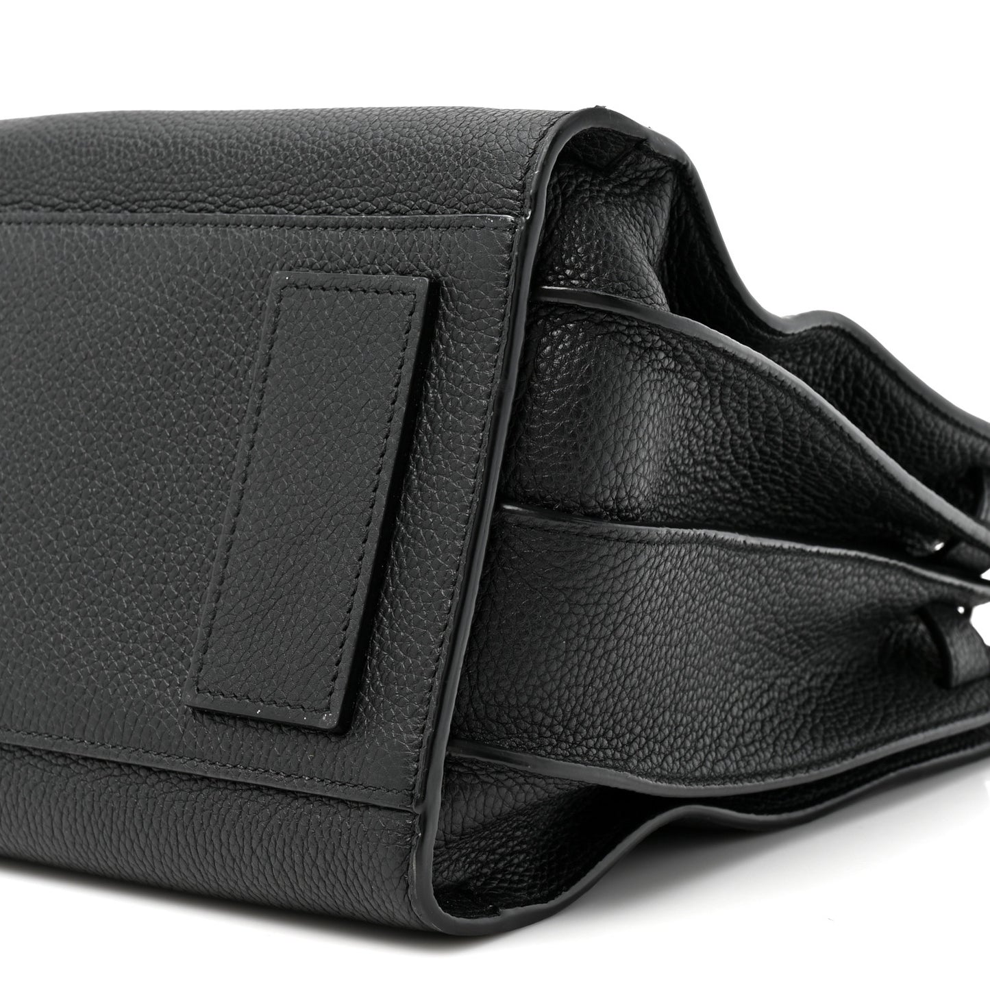 Grained Calfskin Small Supple Sac De Jour Black