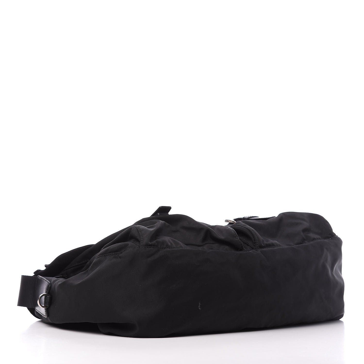 Prada Nylon Vela Messenger Bag Black 4 of 9