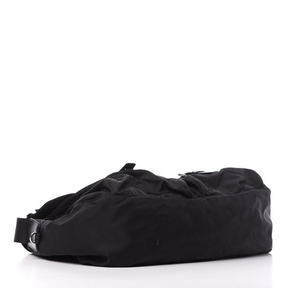 Prada Nylon Vela Messenger Bag Black 4 of 9