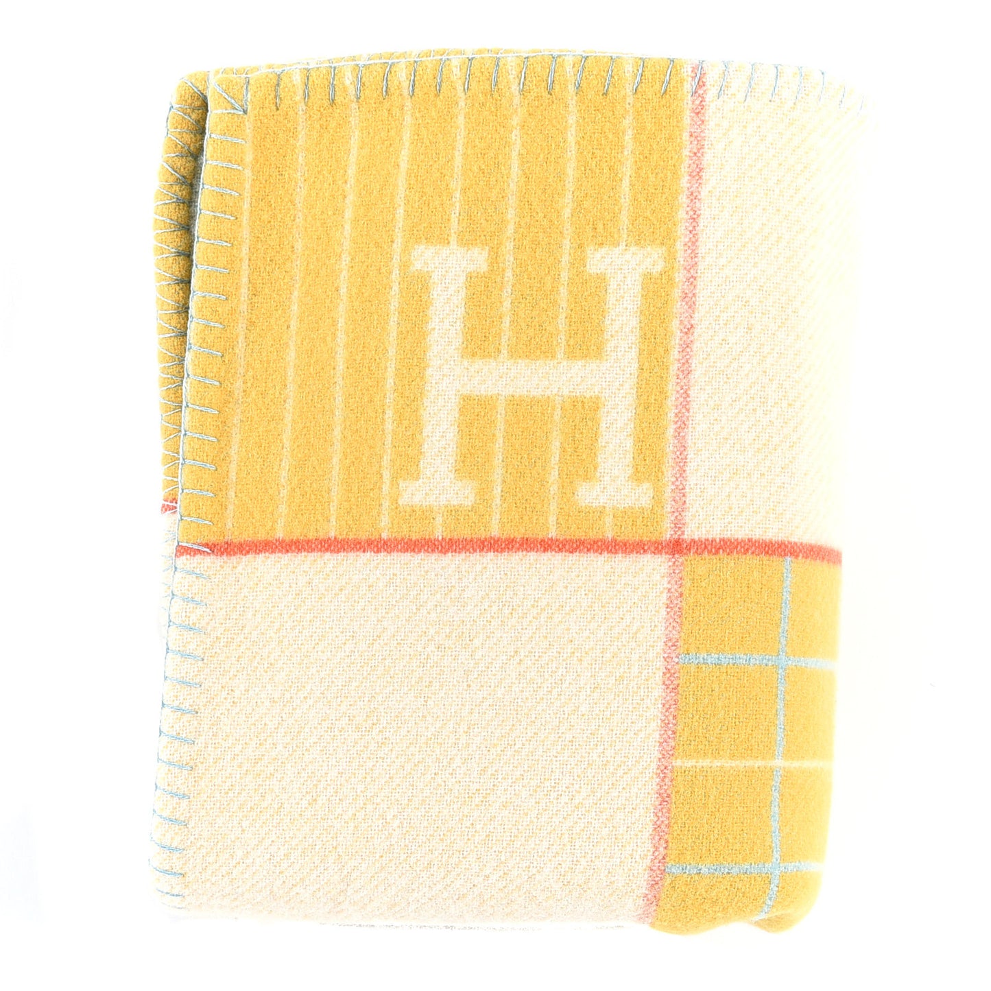 Wool Cashmere Avalon Passe-Passe Blanket Miel