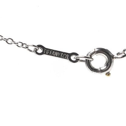 Tiffany Platinum Diamond .17ct Elsa Peretti Diamonds by the Yard Pendant Necklace 6 of 7