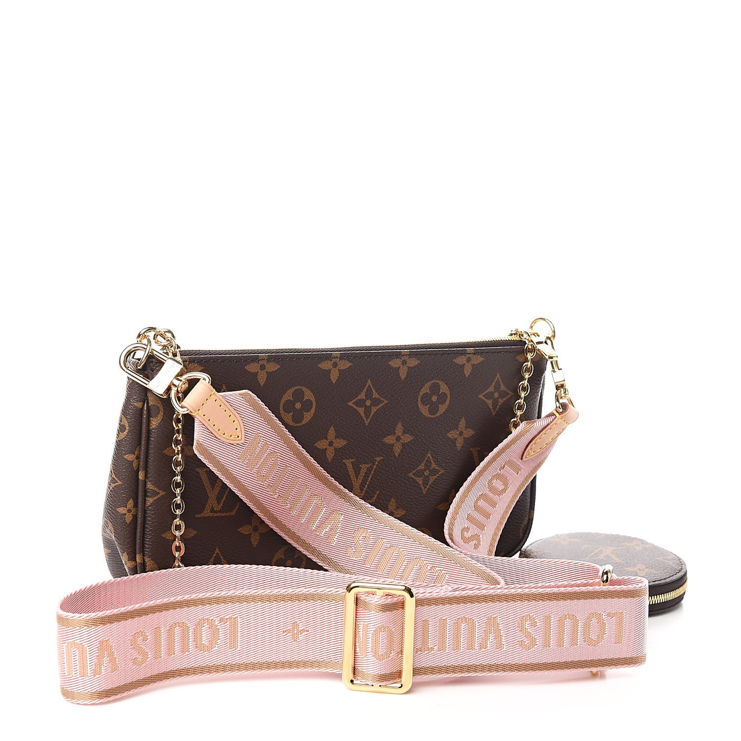 Monogram Multi Pochette Accessories Rose Clair