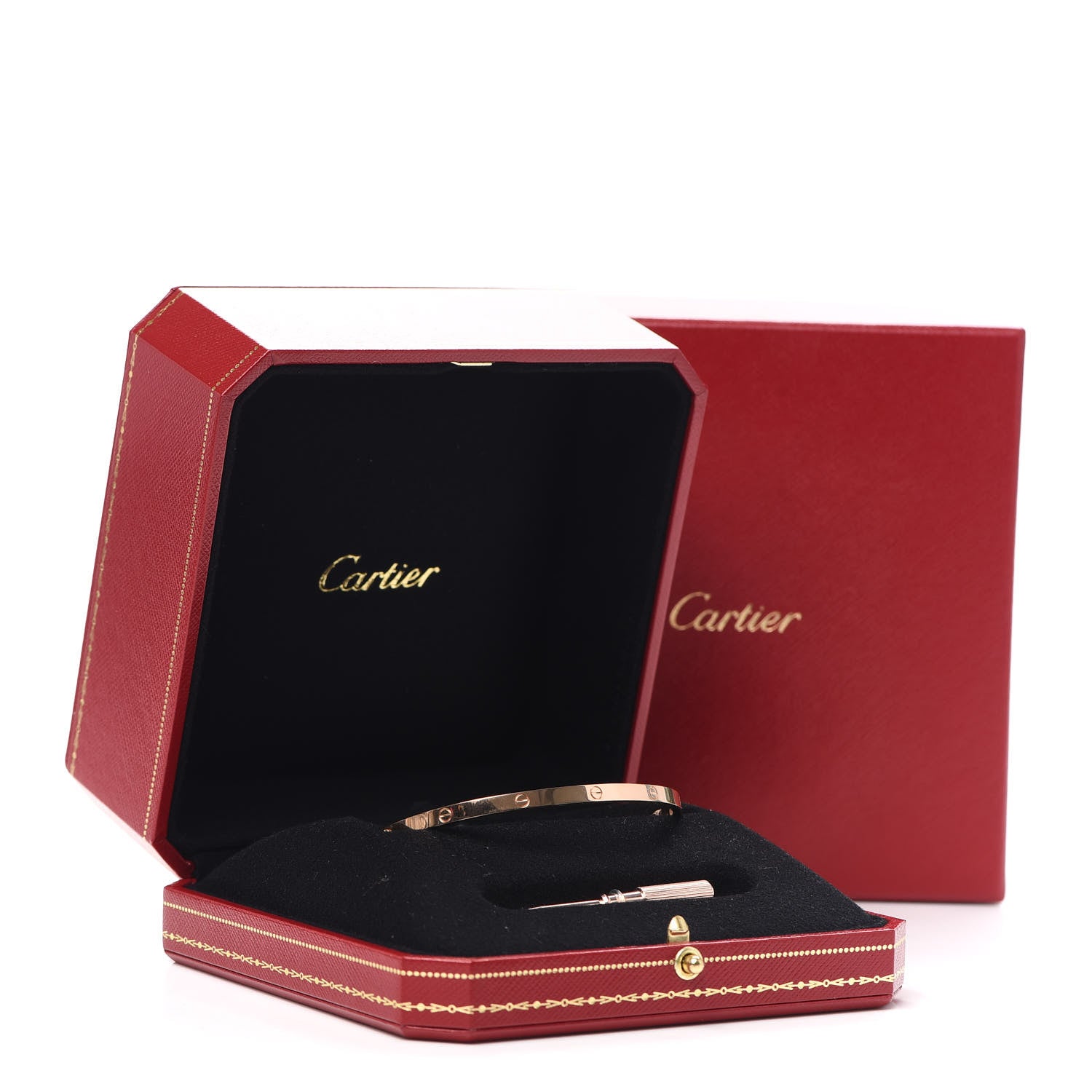 Cartier 18K Pink Gold Small LOVE Bracelet 19 7 of 7