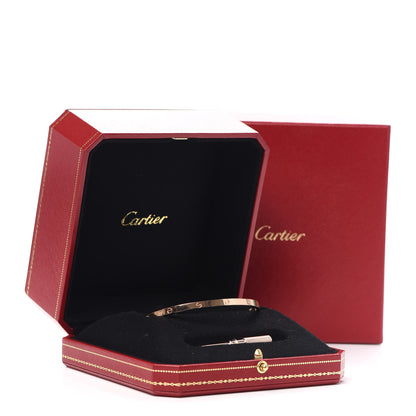 Cartier 18K Pink Gold Small LOVE Bracelet 19 7 of 7