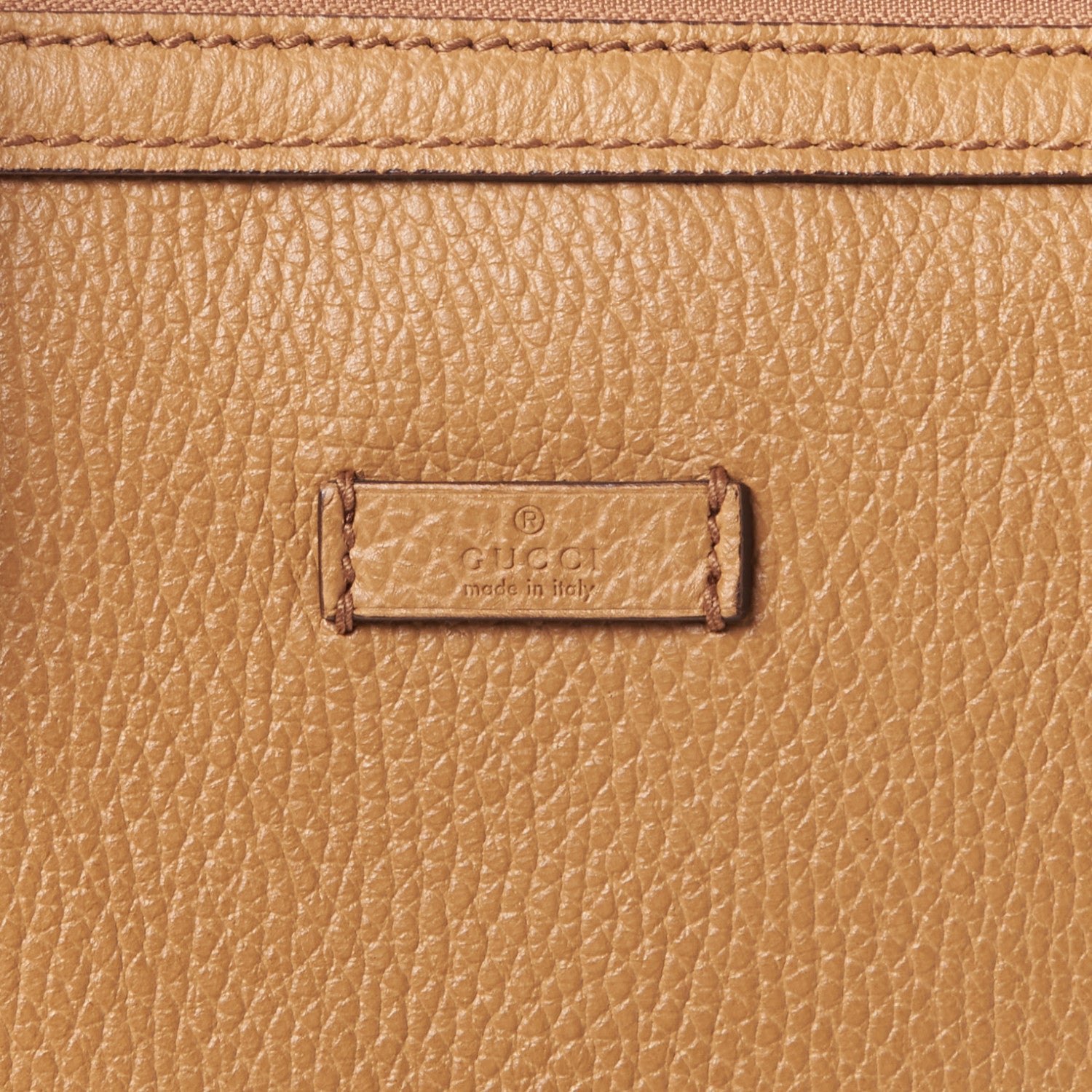Gucci Calfskin Bamboo Top Handle Tote Tan 6 of 8