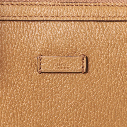 Gucci Calfskin Bamboo Top Handle Tote Tan 6 of 8