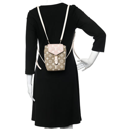 Louis Vuitton Empreinte Monogram Spring in the City Tiny Backpack Kaki Beige Cream 2 of 10