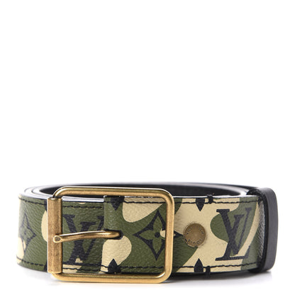Louis Vuitton Monogramouflage Belt 100 40 1 of 5