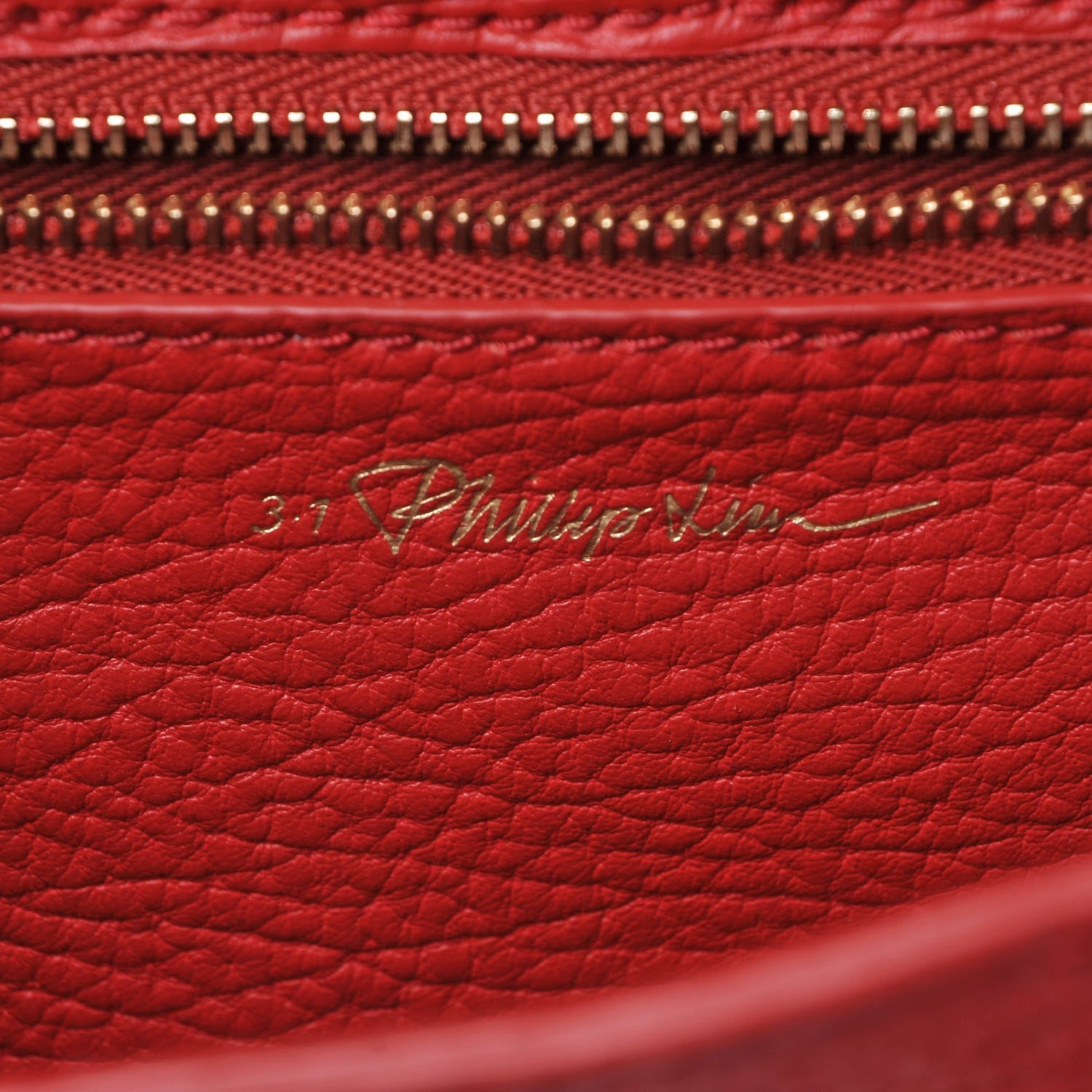 3.1 Phillip Lim 3.1 Textured Calfskin Mini Pashli Satchel Red 6 of 13