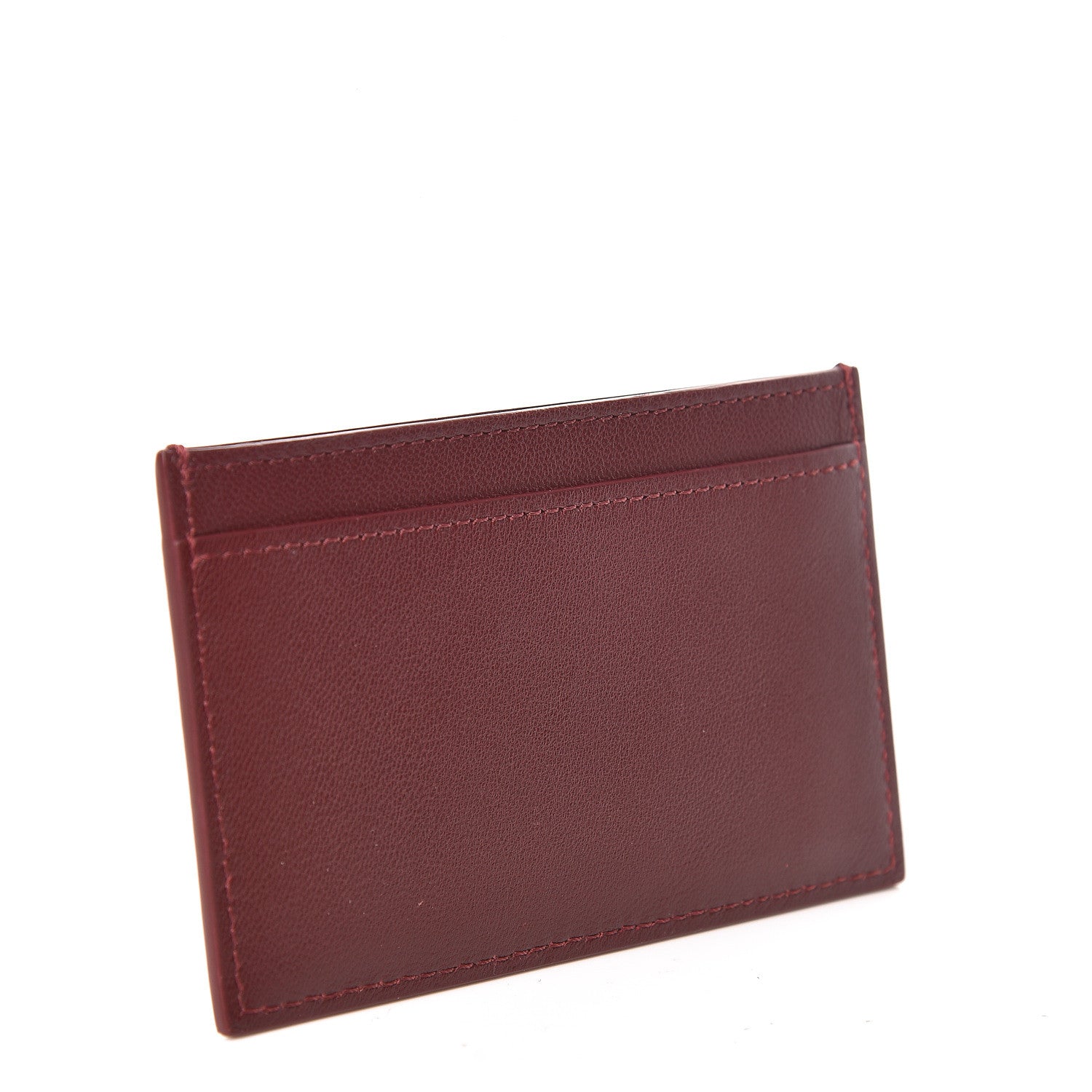 Celine Smooth Lambskin Solo Card Holder Rust 3 of 8