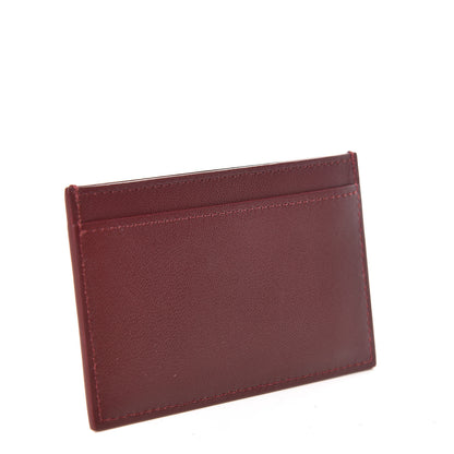 Celine Smooth Lambskin Solo Card Holder Rust 3 of 8