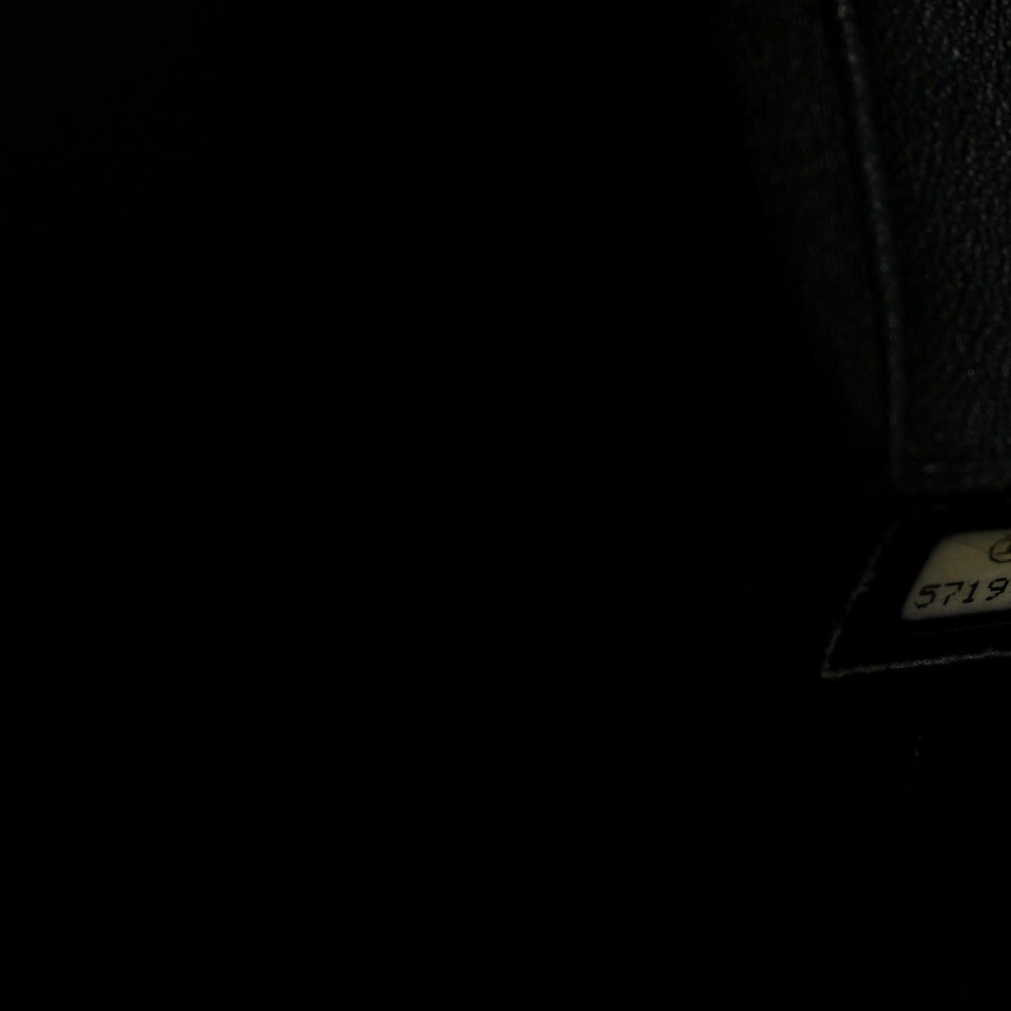 Caviar Quilted Flap Shopping Tote Black
