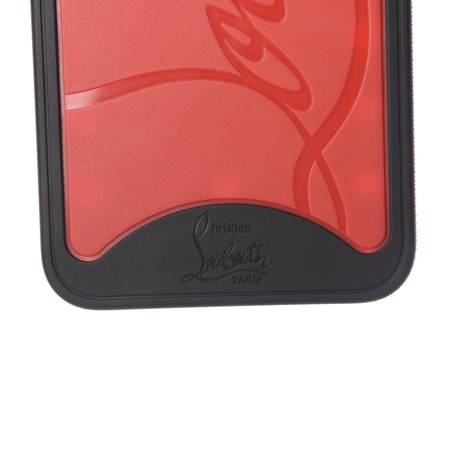 Christian Louboutin Calfskin Loubiphone Sneakers iPhone11 Case Black Red 5 of 5