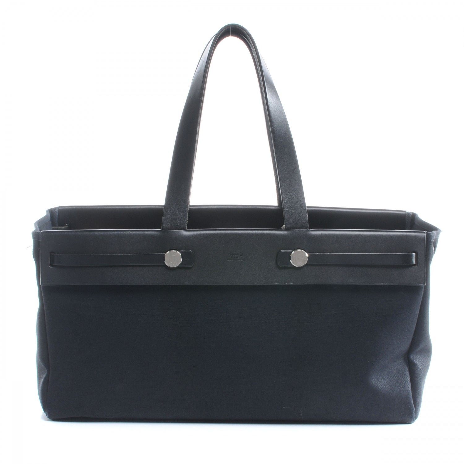 Hermes Toile Herbag Cabas Black 1 of 9