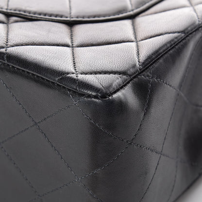 Chanel Lambskin Quilted Jumbo Single Flap Black 13 of 17