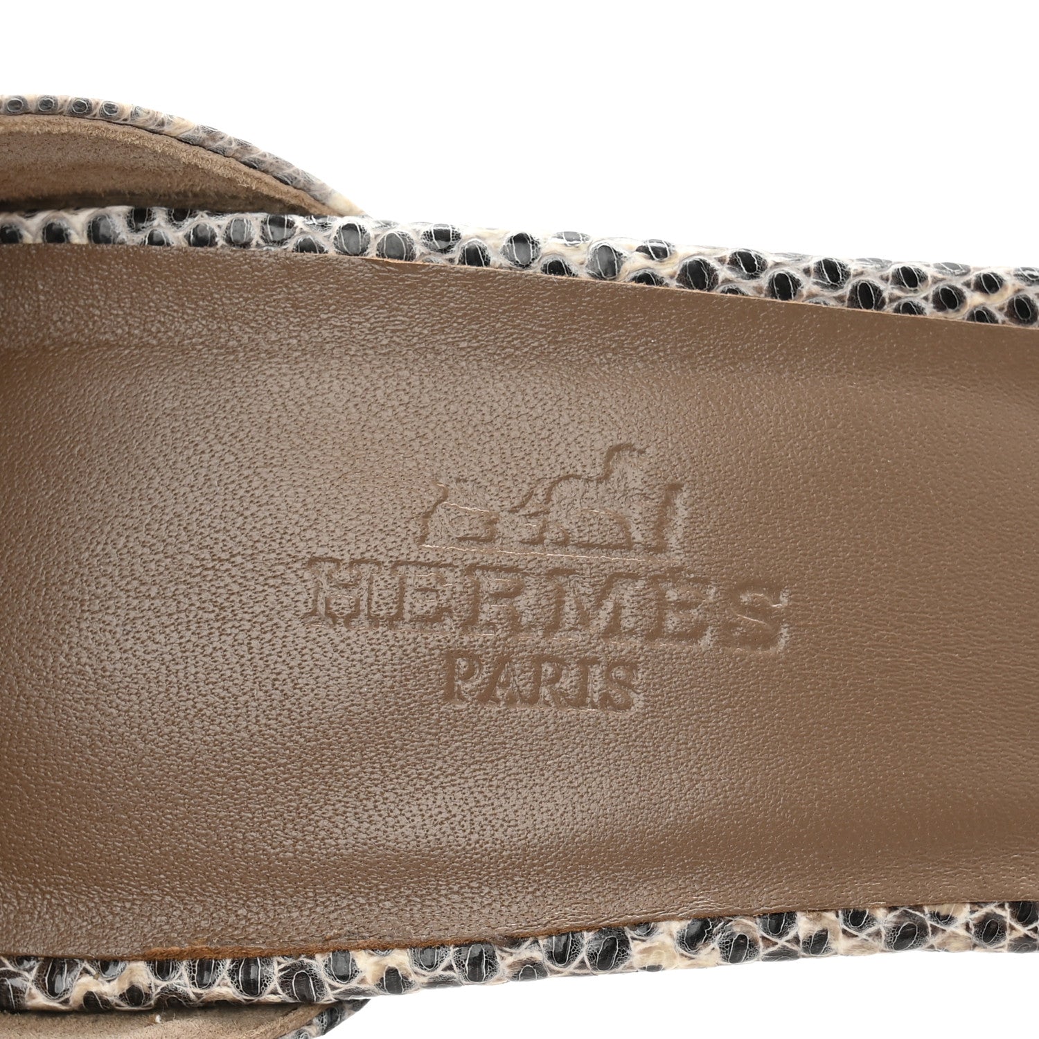 Hermes Lizard Premiere 70 Sandals 36 Ombre 8 of 11
