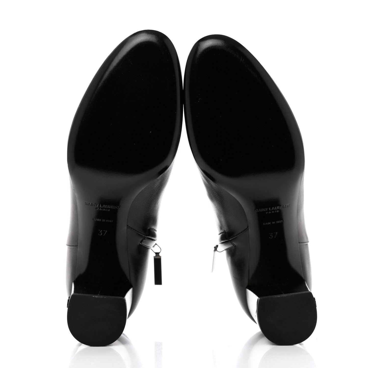 Saint Laurent Nappa Loulou Ankle Zip Boot 37 Black 5 of 10