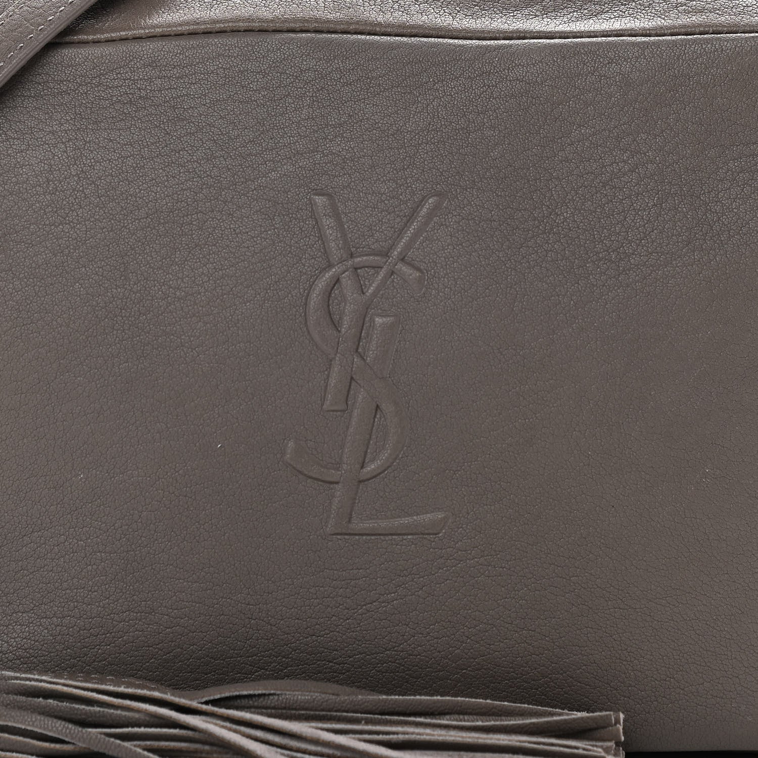 Saint Laurent Lambskin Monogram Small Lou Camera Bag Asphalt 7 of 12
