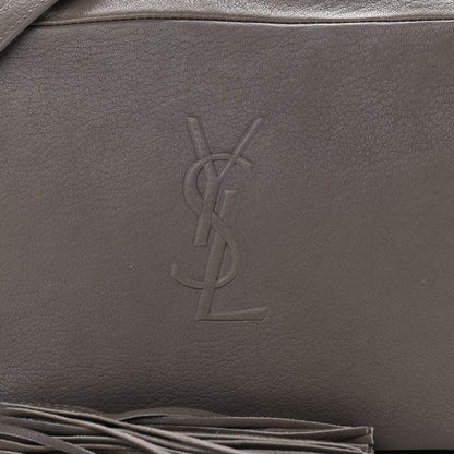 Saint Laurent Lambskin Monogram Small Lou Camera Bag Asphalt 7 of 12
