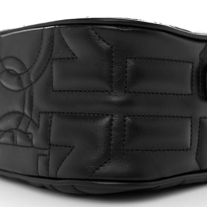 Salvatore Ferragamo Calfskin Quilted Gancini Camera Bag Black 10 of 11