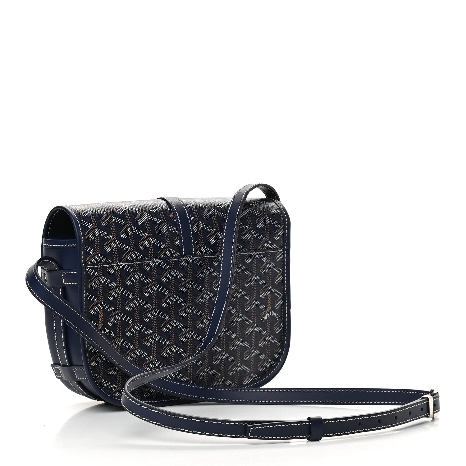 Goyard Goyardine Belvedere II PM Messenger Bag Navy 2 of 7
