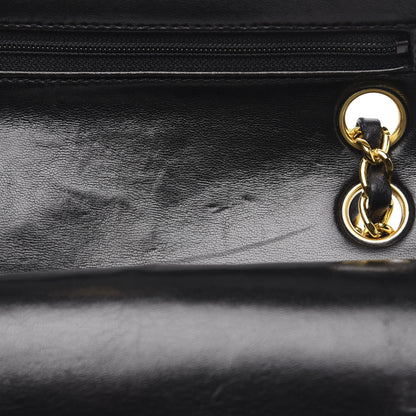 Chanel Lambskin Quilted Small Double Flap Black 13 of 15