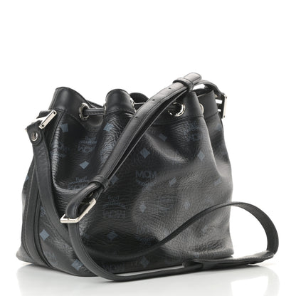 MCM Visetos Essential Drawstring Bucket Bag Black 5 of 14