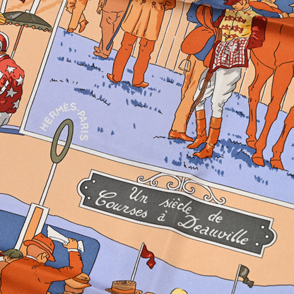 Hermes Silk Un Siecle De Courses A Deauville Scarf 90 2 of 7