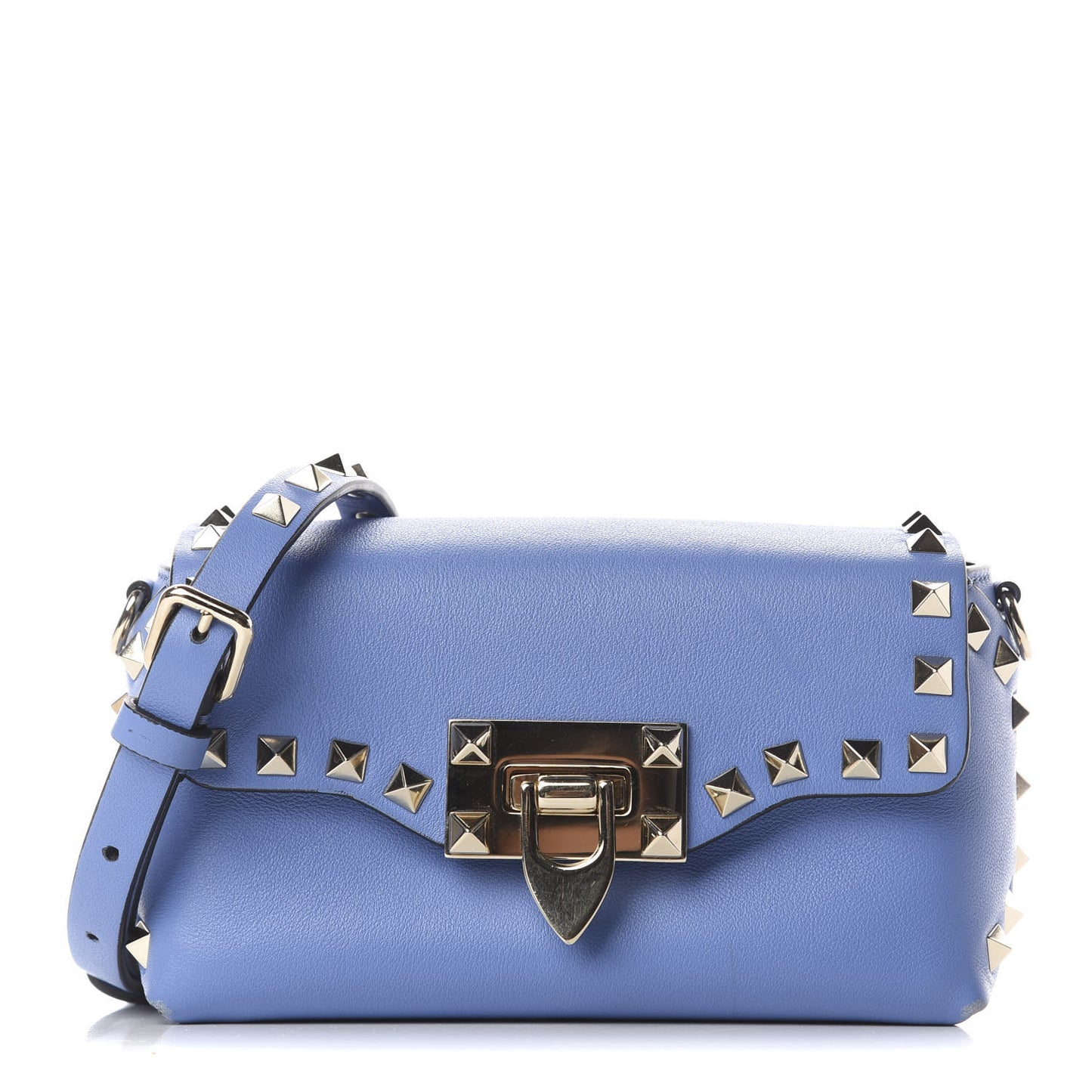 Vitello Mini Rockstud Crossbody Bag Angel