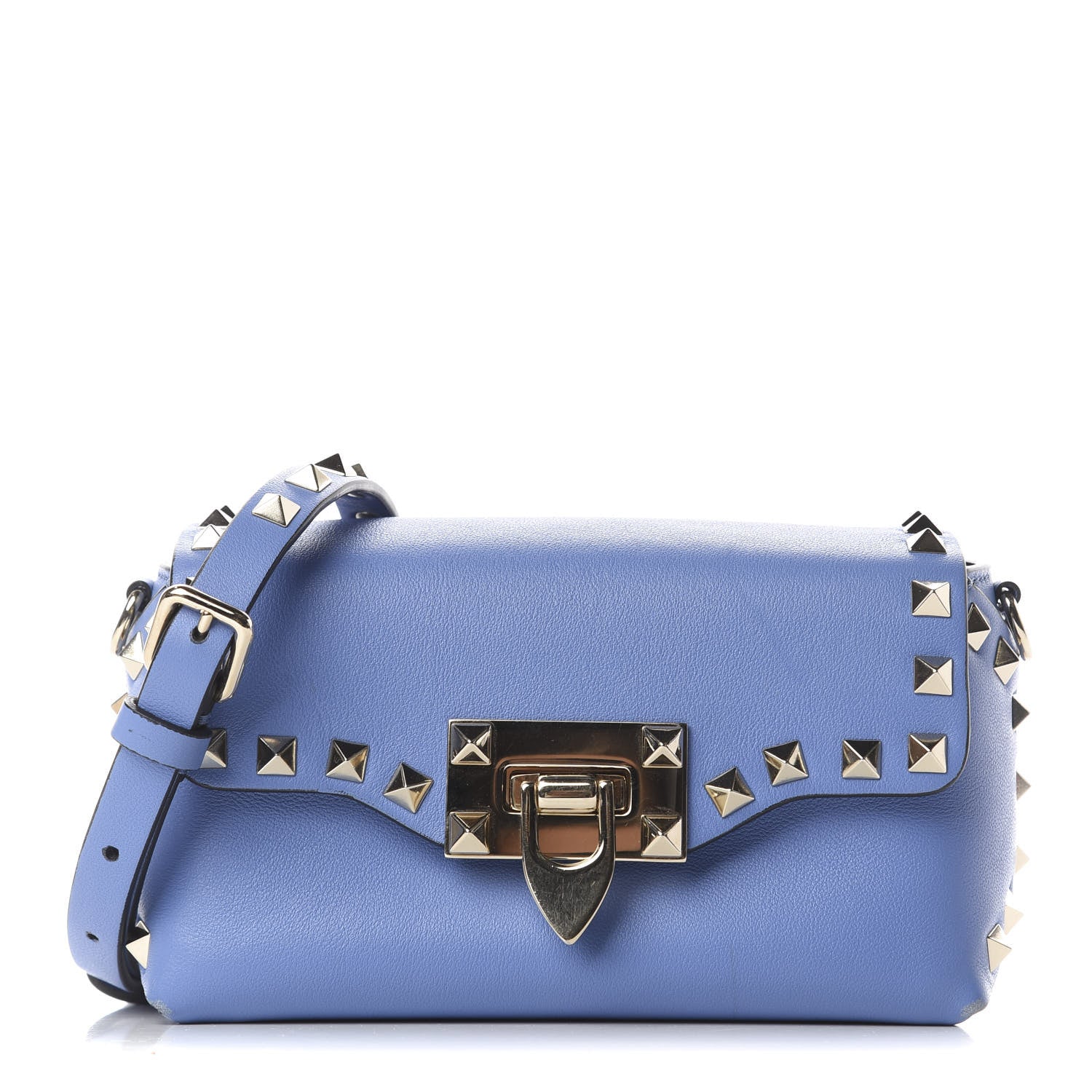Valentino Garavani Vitello Mini Rockstud Crossbody Bag Angel 1 of 8