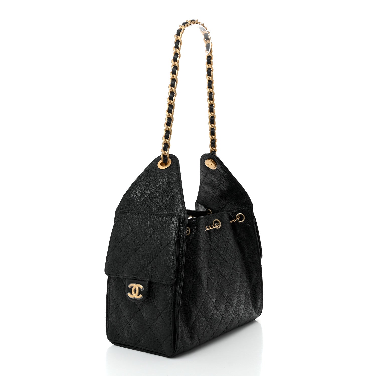 Chanel Caviar Quilted Small Chanel 25 Handbag Black 3 of 11