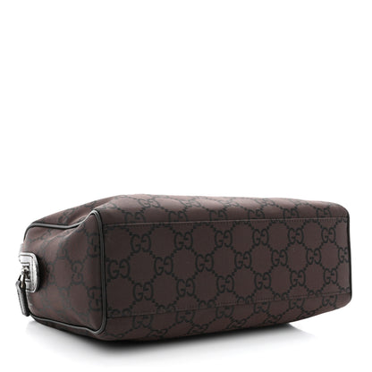 Gucci Nylon Monogram Small Boston Dark Brown 4 of 10