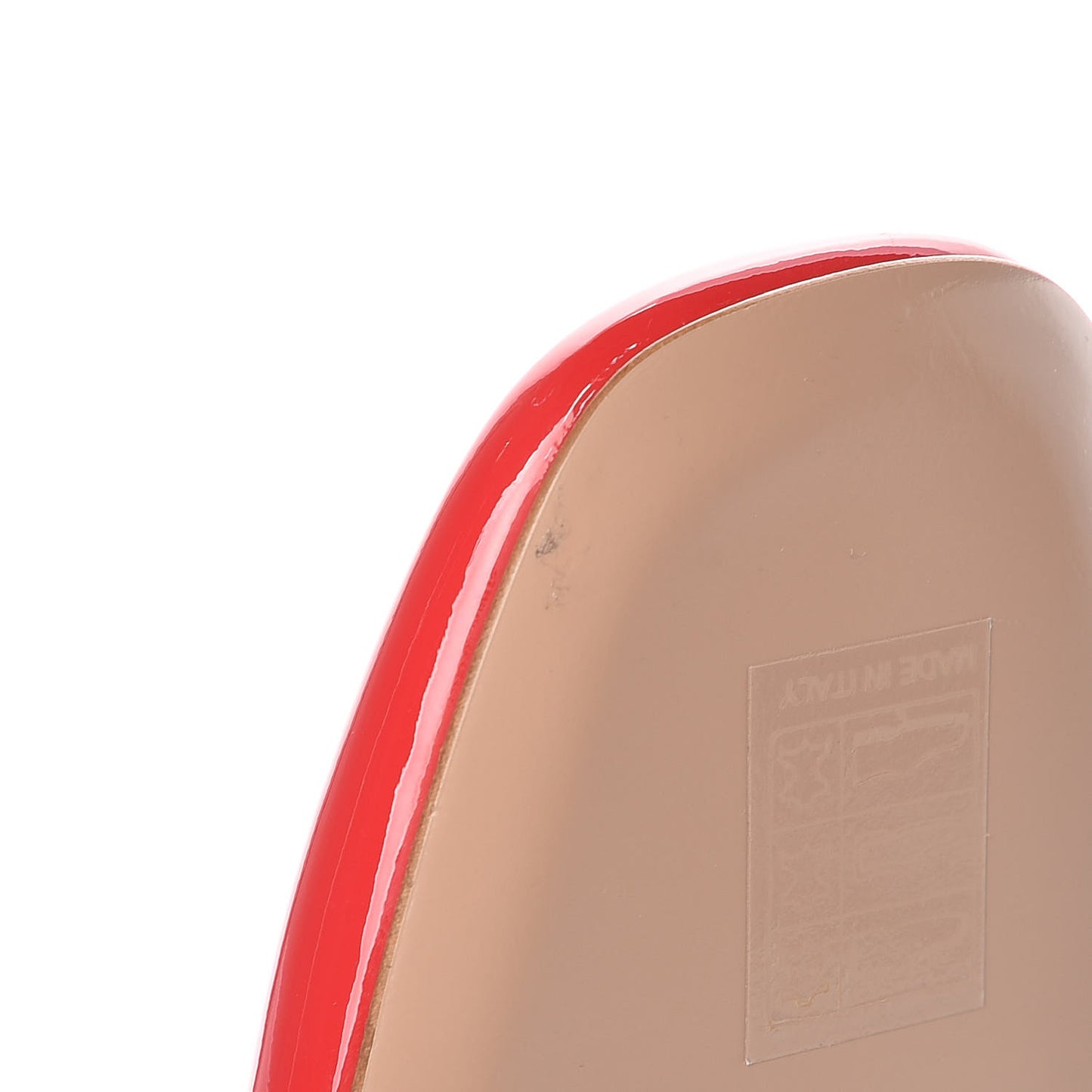 Patent Baby-D Ballet Pumps 37.5 Red