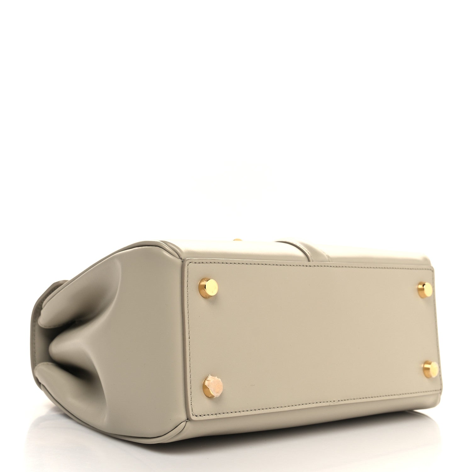 Celine Satinated Calfskin Small 16 Top Handle Bag Beige 4 of 11