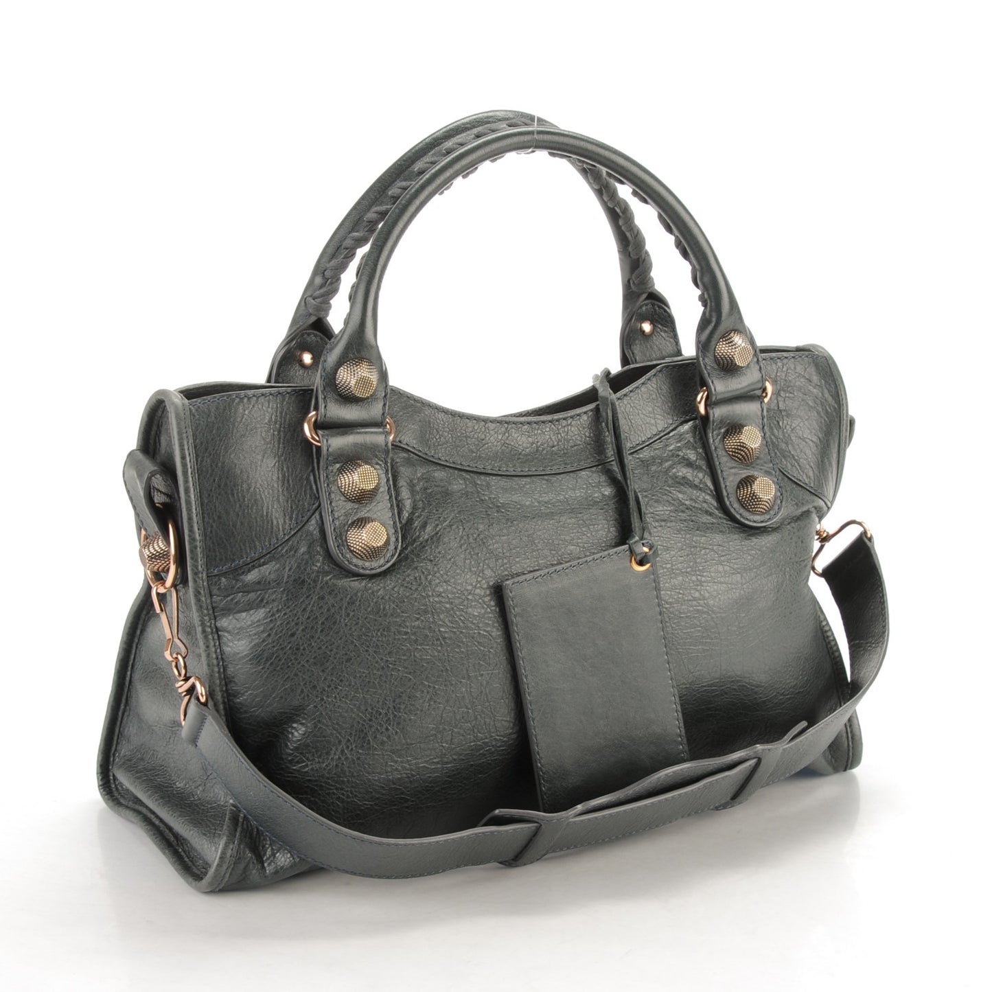 Agneau Giant 21 Rose Gold Hardware City Anthracite