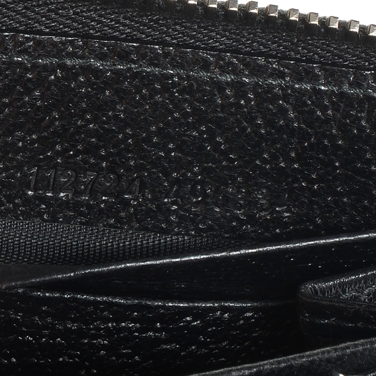 Gucci Monogram Zip Around Wallet Black 5 of 6