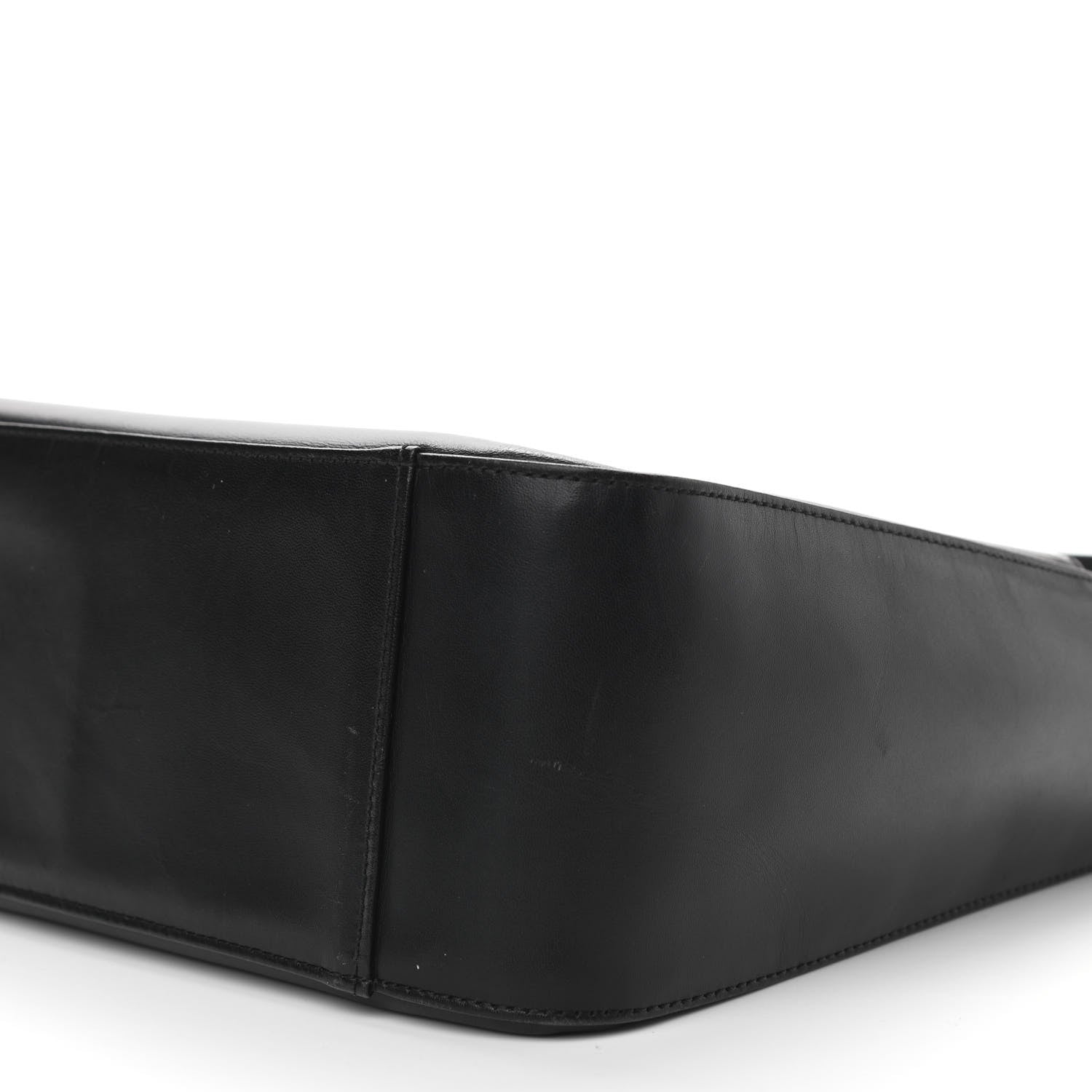 Burberry Calfskin House Check Small Tote Black 9 of 9