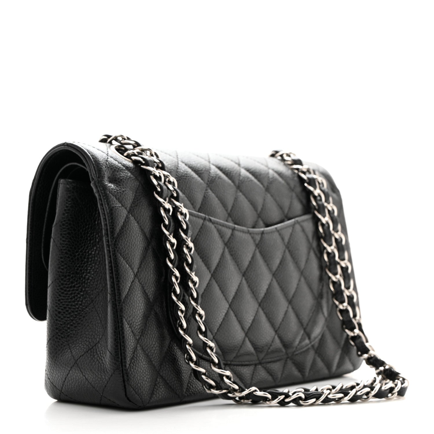 Chanel Caviar Quilted Medium Double Flap Black 3 of 10